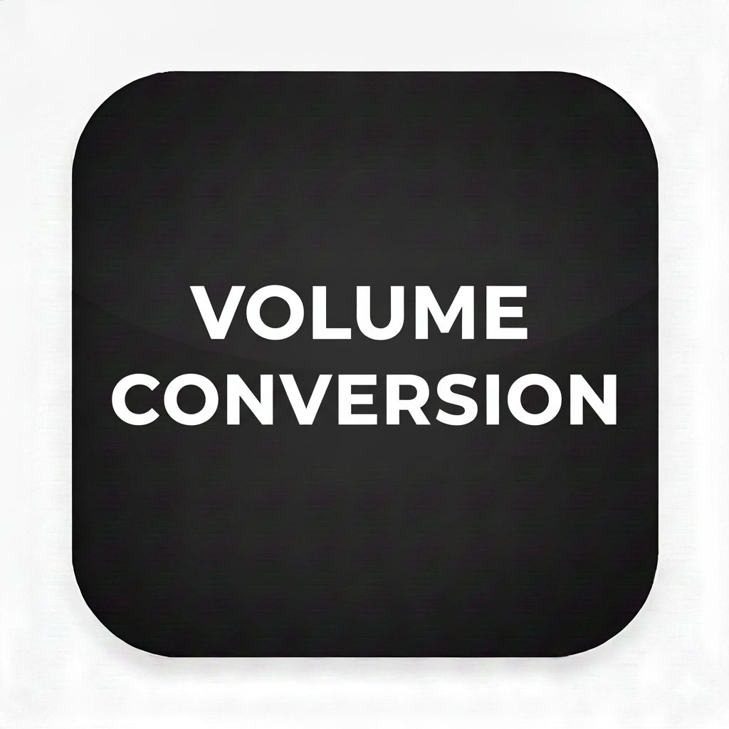 Volume Conversion Tool