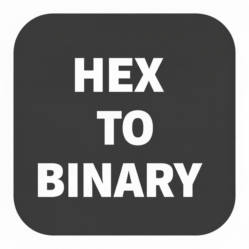 Hex to Binary Converter