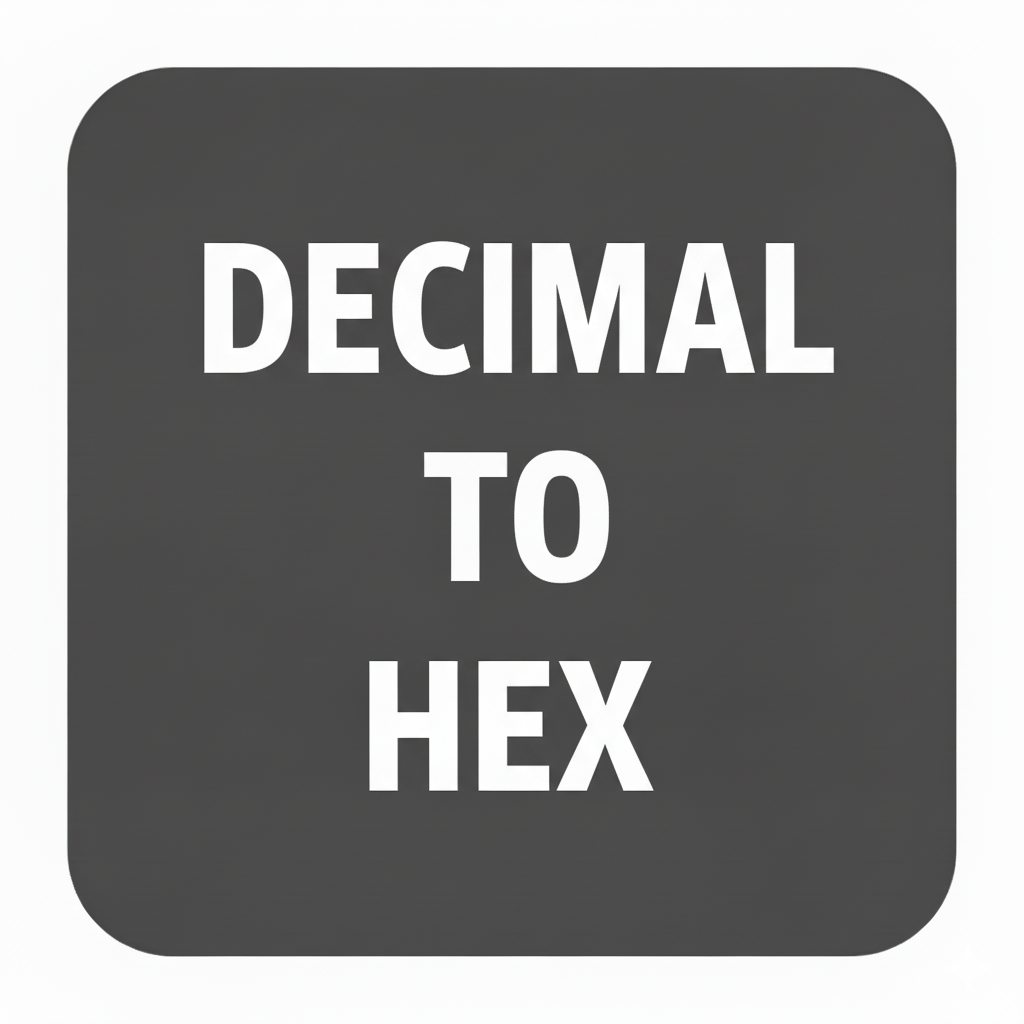 Decimal to Hex Converter