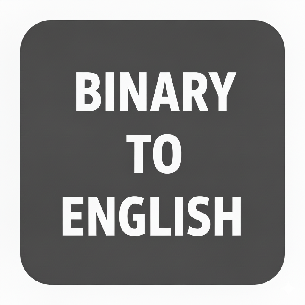 Binary to English Converter 