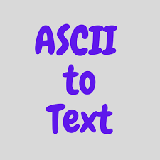 ASCII to Text Converter
