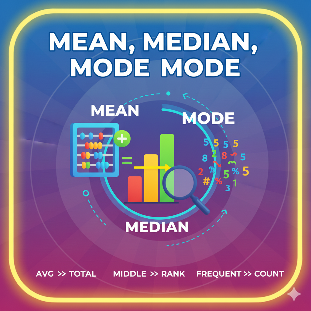 Mean, Median, Mode Calculator Tool