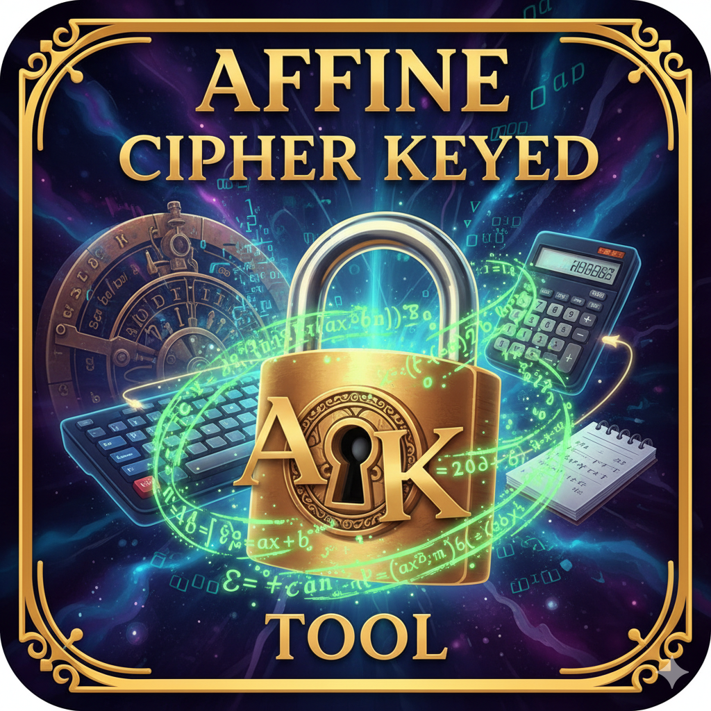 Affine Cipher Keyed Tool
