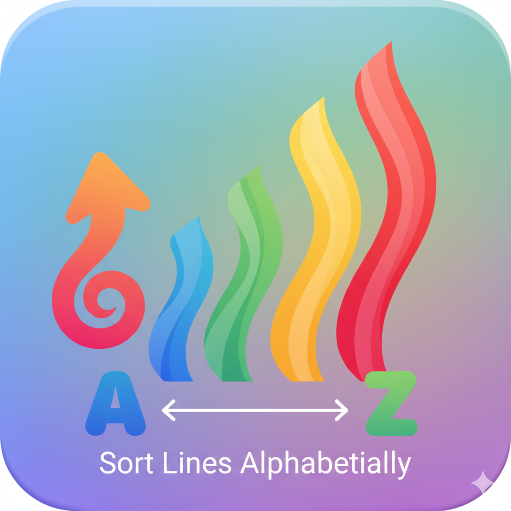 Sort Lines Alphabetically
