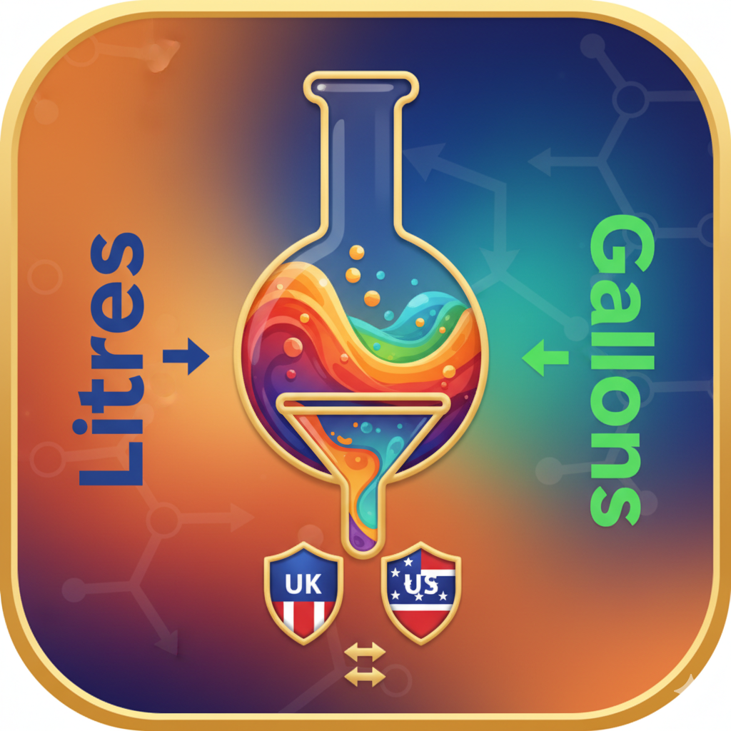 Litres to Gallons (UK & US) Converter
