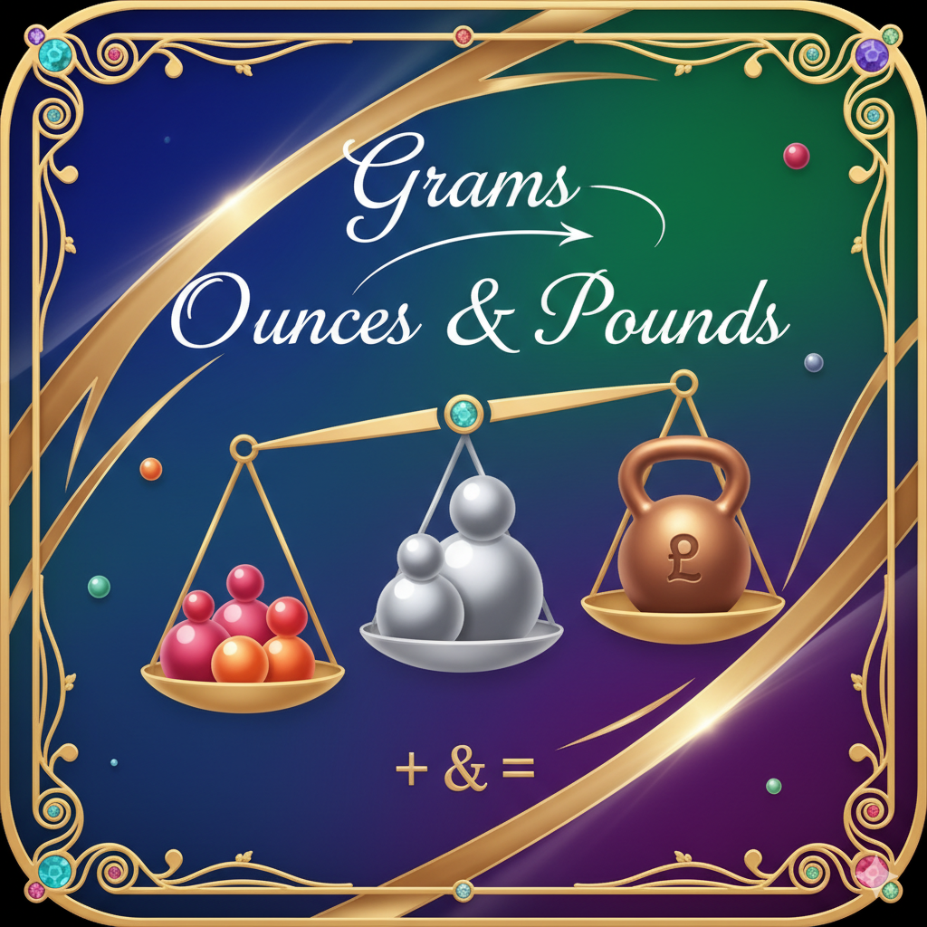 Grams to Ounces & Pounds