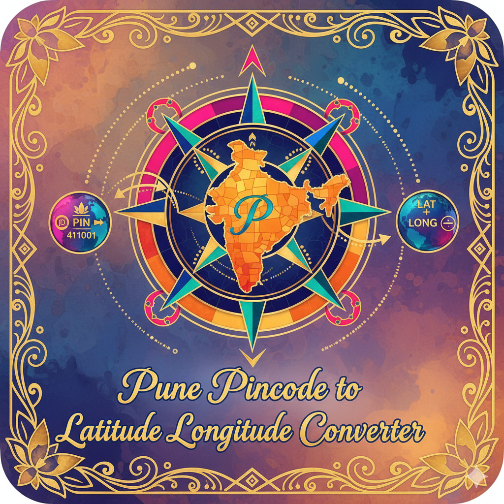 Pune pincode to Latitude Longitude Converter