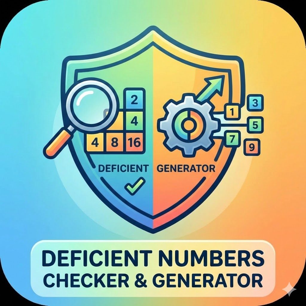 Deficient Numbers Checker and Generator
