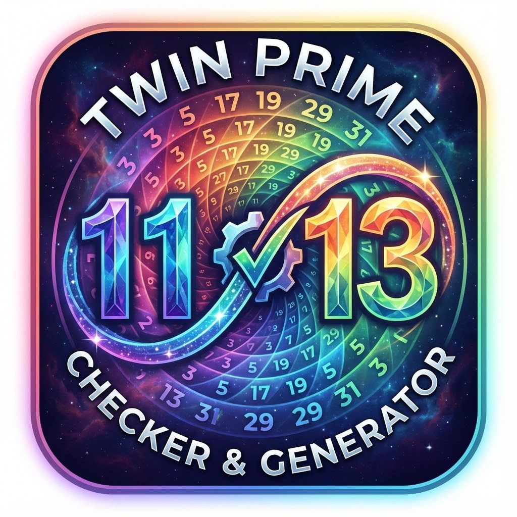Twin Prime Numbers Checker and Generator