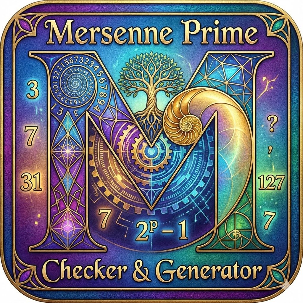 Mersenne Prime Numbers Checker and Generator