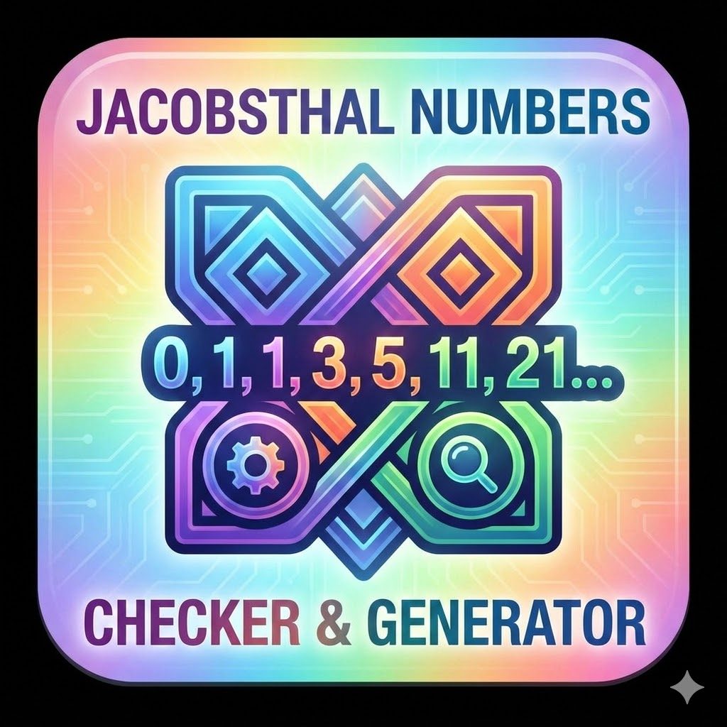 Jacobsthal Numbers Checker and Generator
