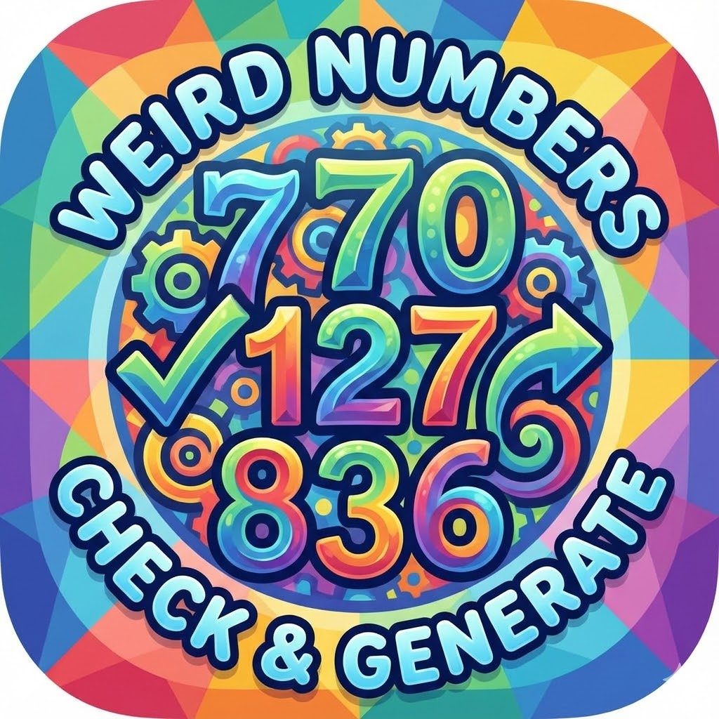 Weird Numbers Checker and generator